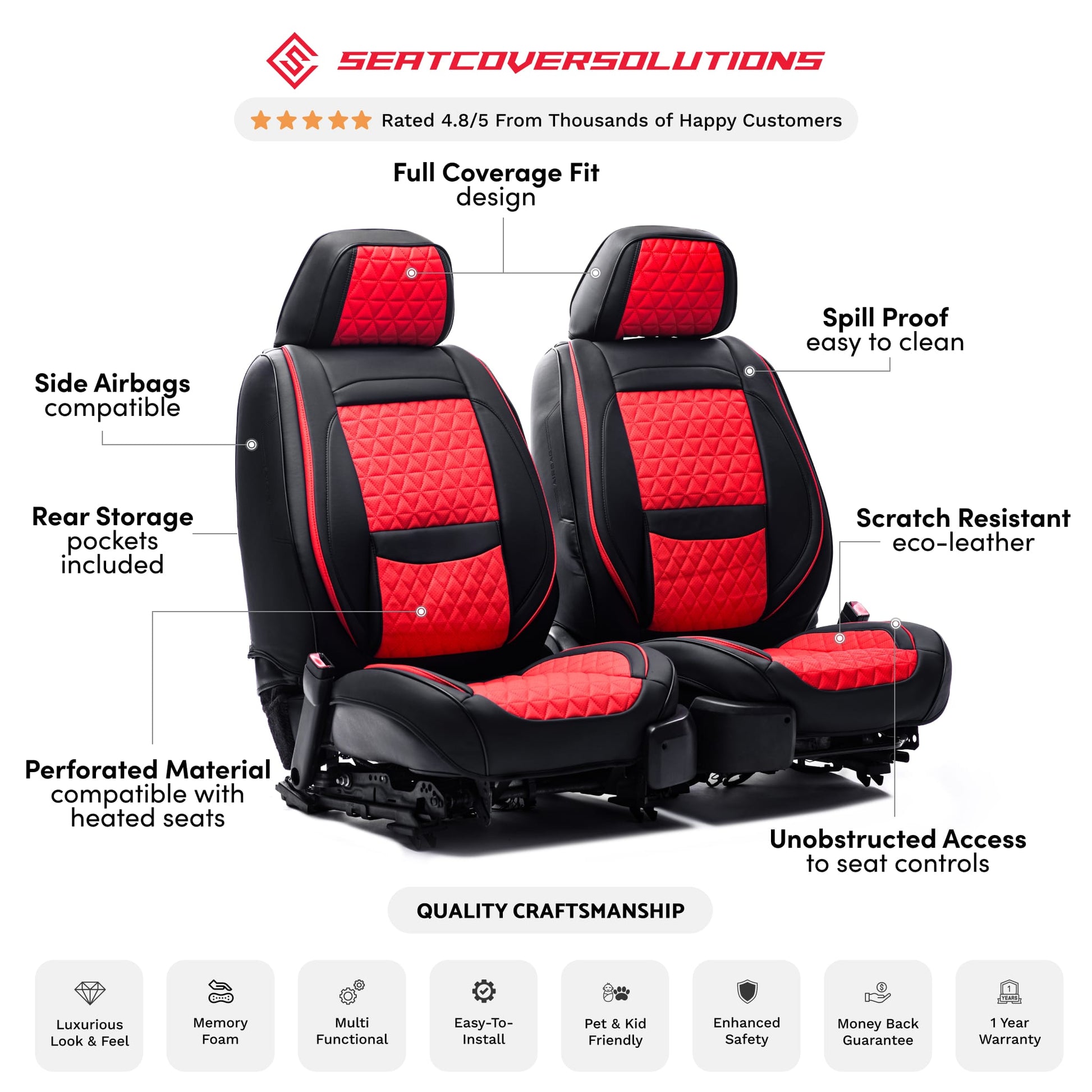 Luxury Seat Covers Kit