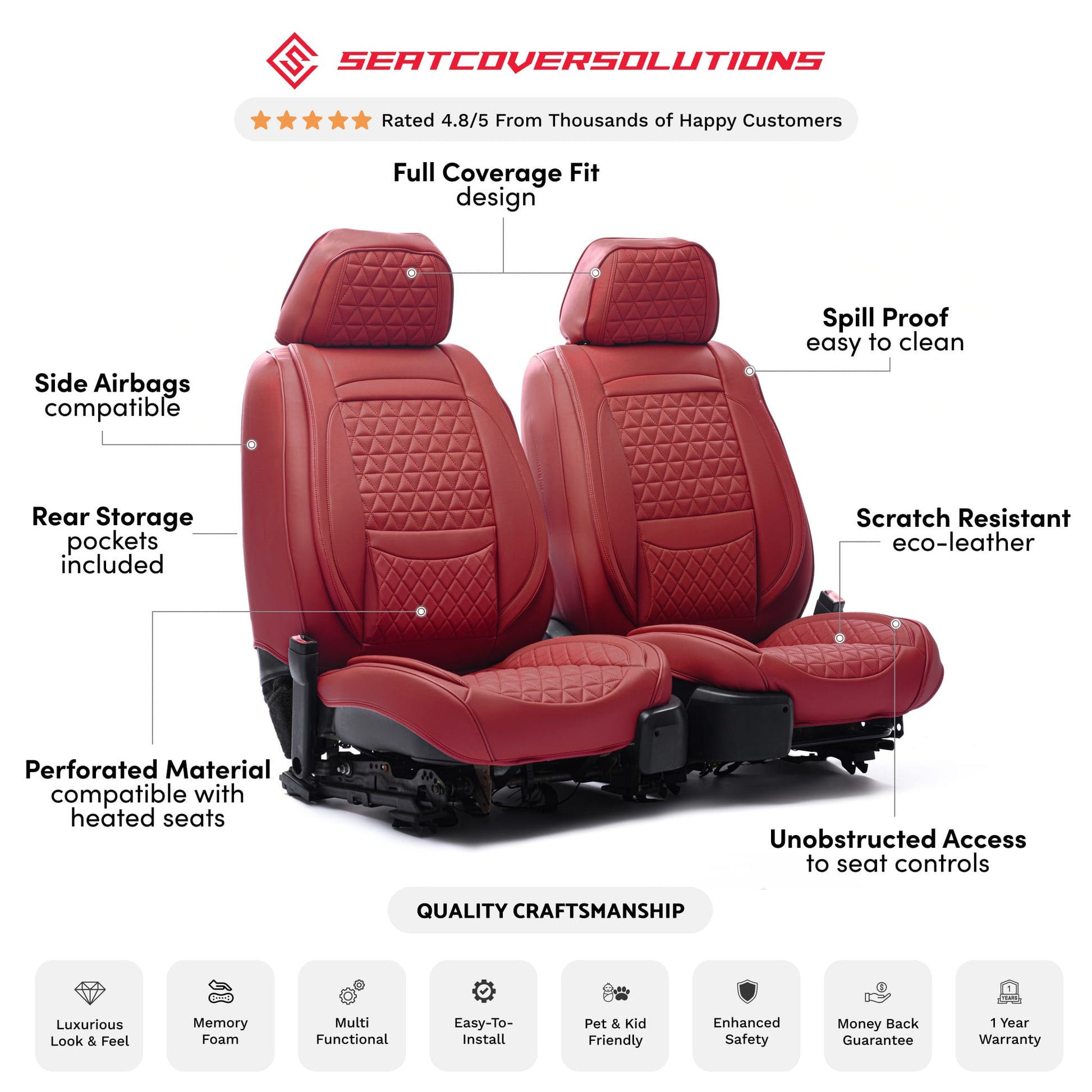 Luxury Seat Covers Kit
