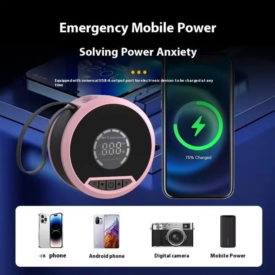 Snaptify™ Portable Car Jump Starter & Tire Inflator — All-in-1 Emergency Car Tool